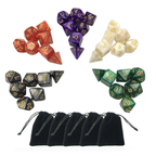 Poly dobbelstenen set – materiaal: Acryl — afbeelding 6