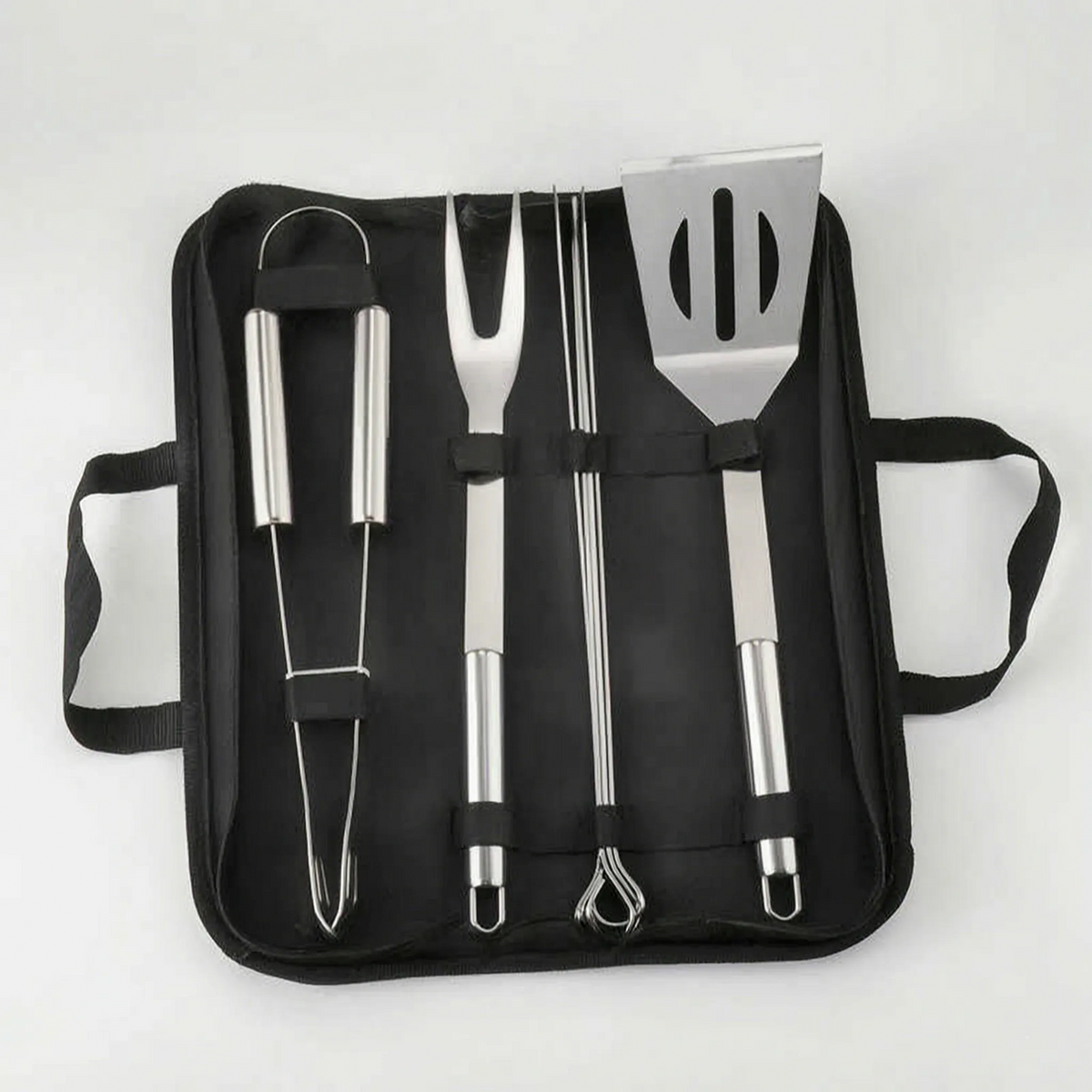 Draagbare barbecuegereedschapset