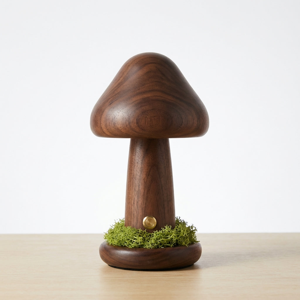 Draagbare paddenstoelnachtlamp