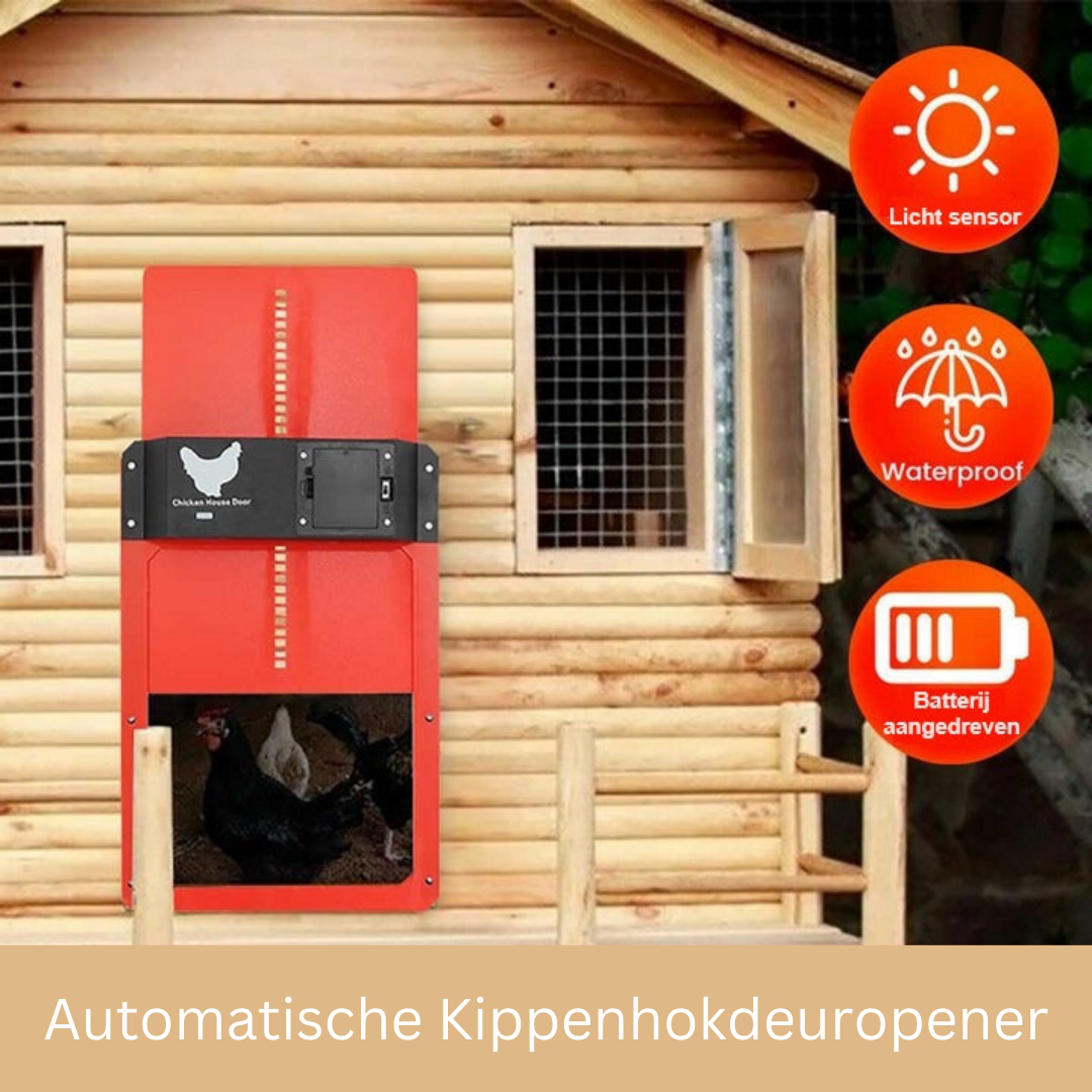 Automatisch kippenhok deursysteem