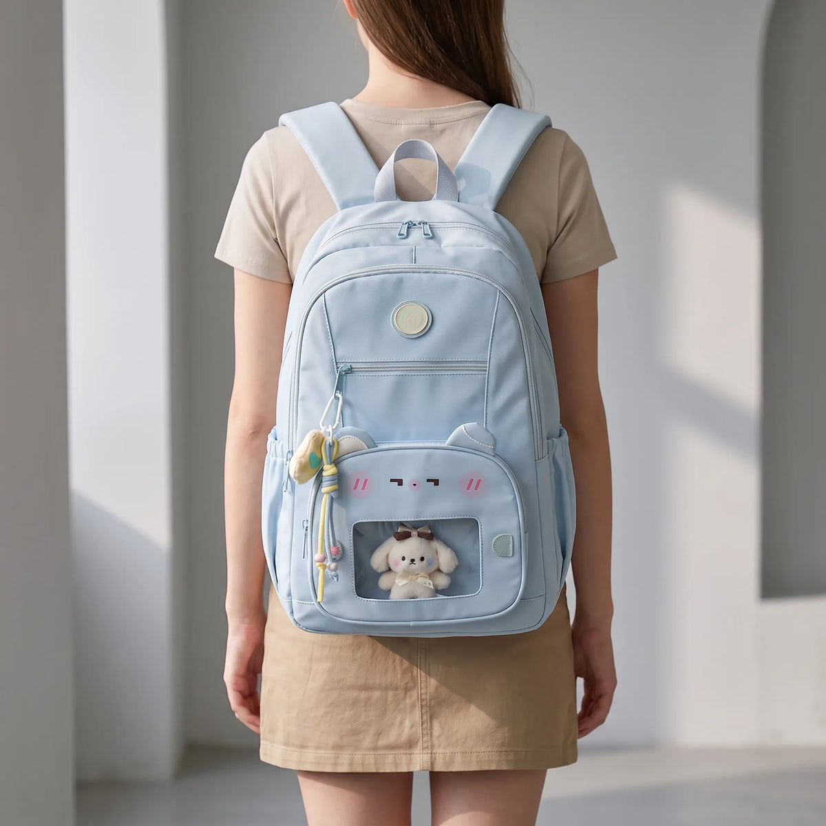 Preppy laptop rugzak — afbeelding 3