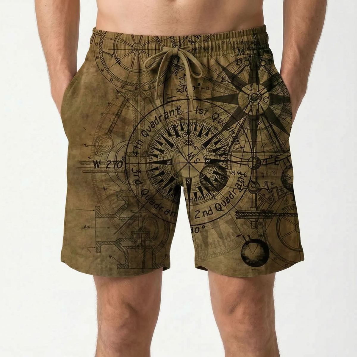 Casual boardshorts met print — afbeelding 35