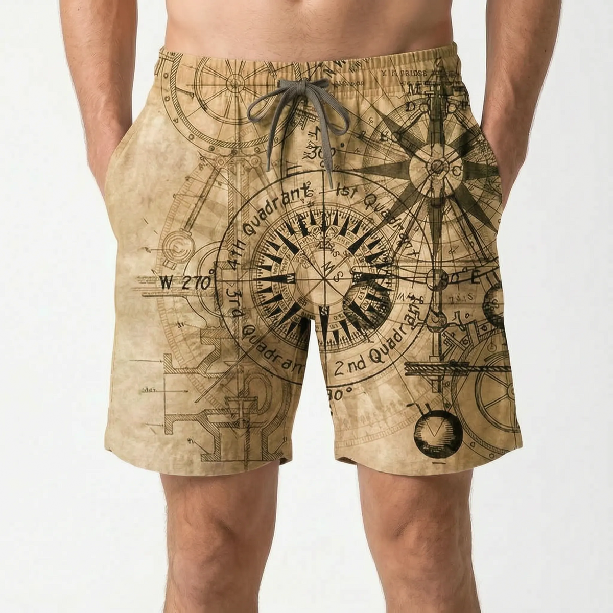 Casual boardshorts met print — afbeelding 36