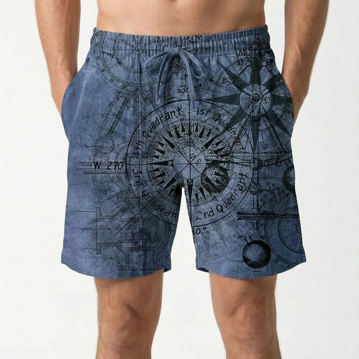 Casual boardshorts met print — afbeelding 21