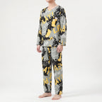Bedrukte pyjama-set met lange mouwen