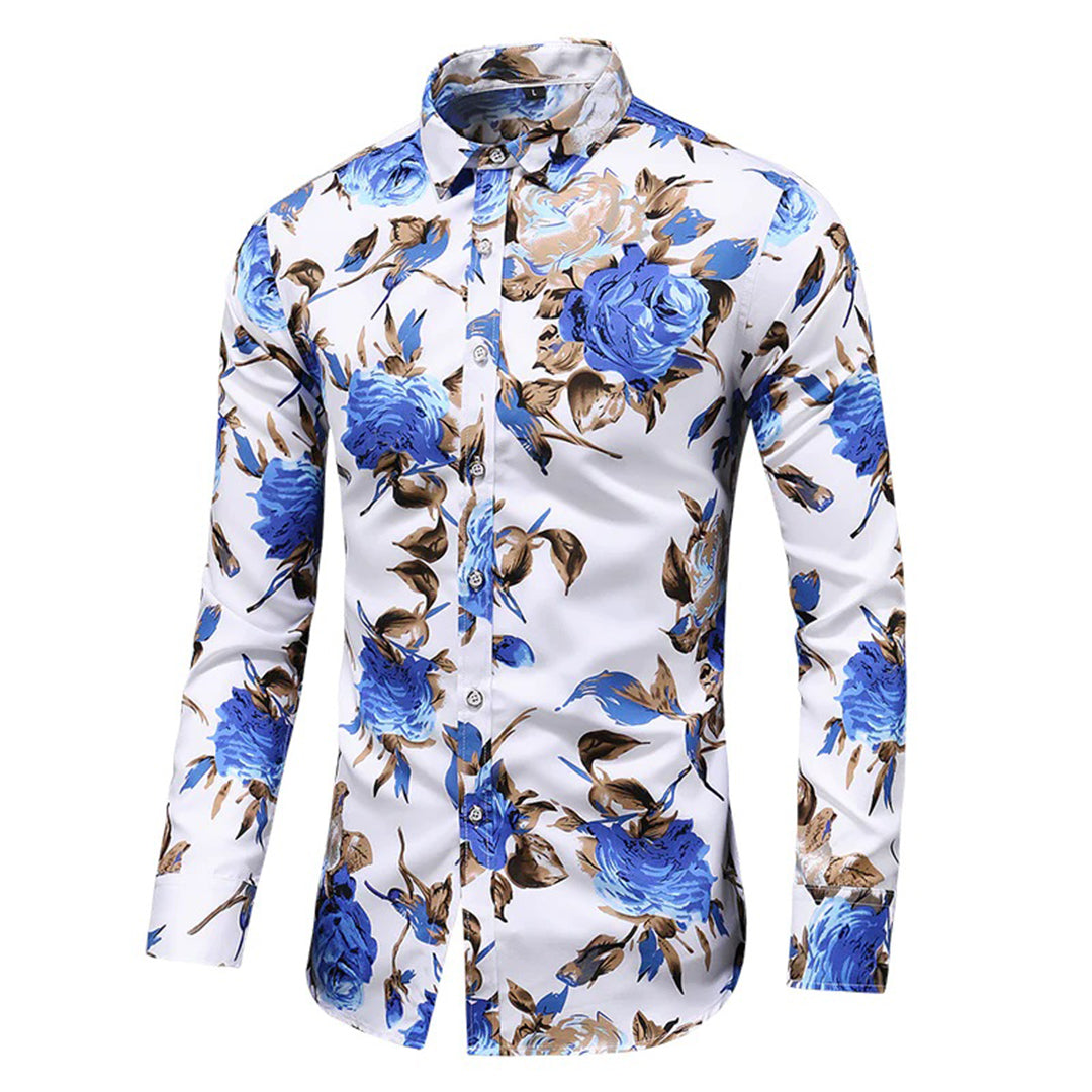 Bloemenprint overhemd