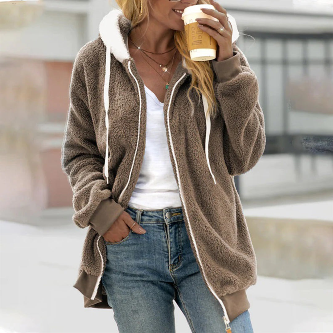 Comfy vest met stijlvolle capuchon