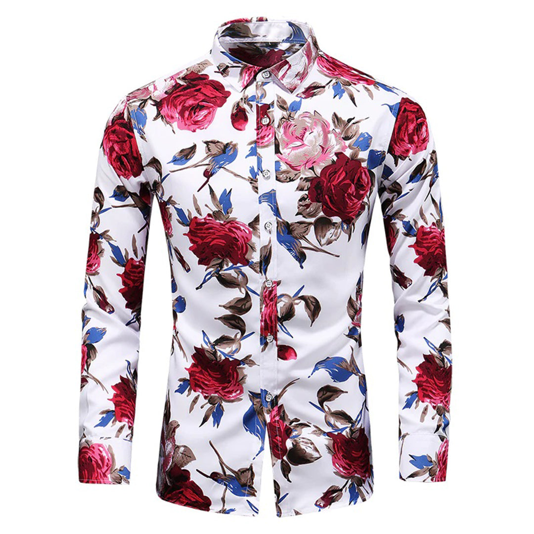 Bloemenprint overhemd