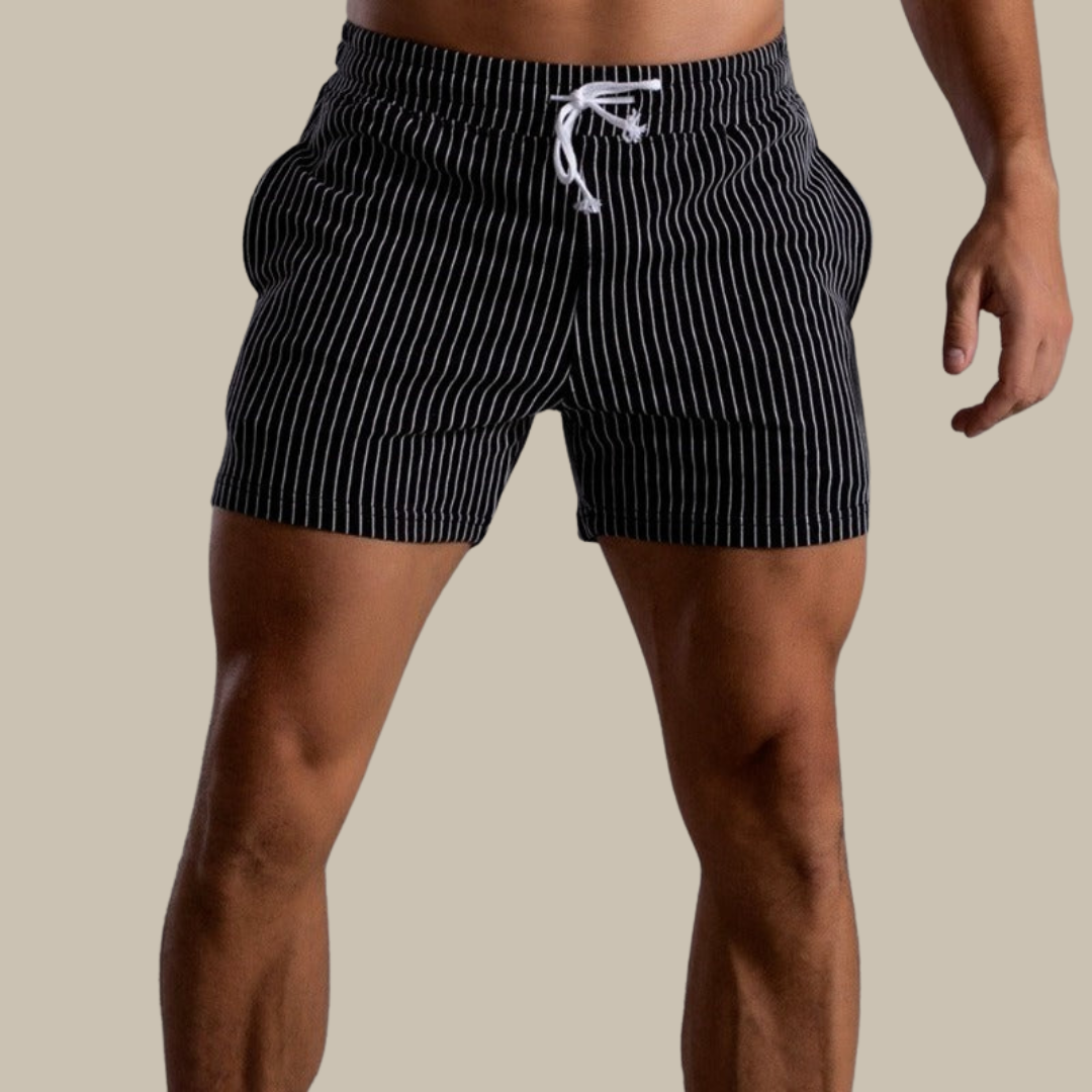 Sneldrogende & stijlvolle heren zwemshorts van ribstof-polyester — afbeelding 45