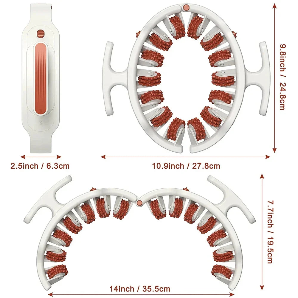 Compact acupressuur massageapparaat