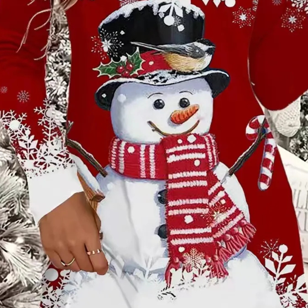 Vrolijke kerstjurk voor dames Brashine
