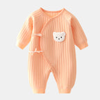 Babyromper met beertje - voorjaar & herfst kleding