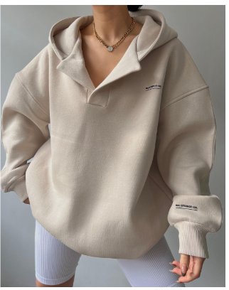 Warme dames hoodie voor winterdagen