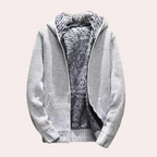 Gebreid vest met capuchon voor heren