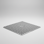Vierkante PVC douchmat