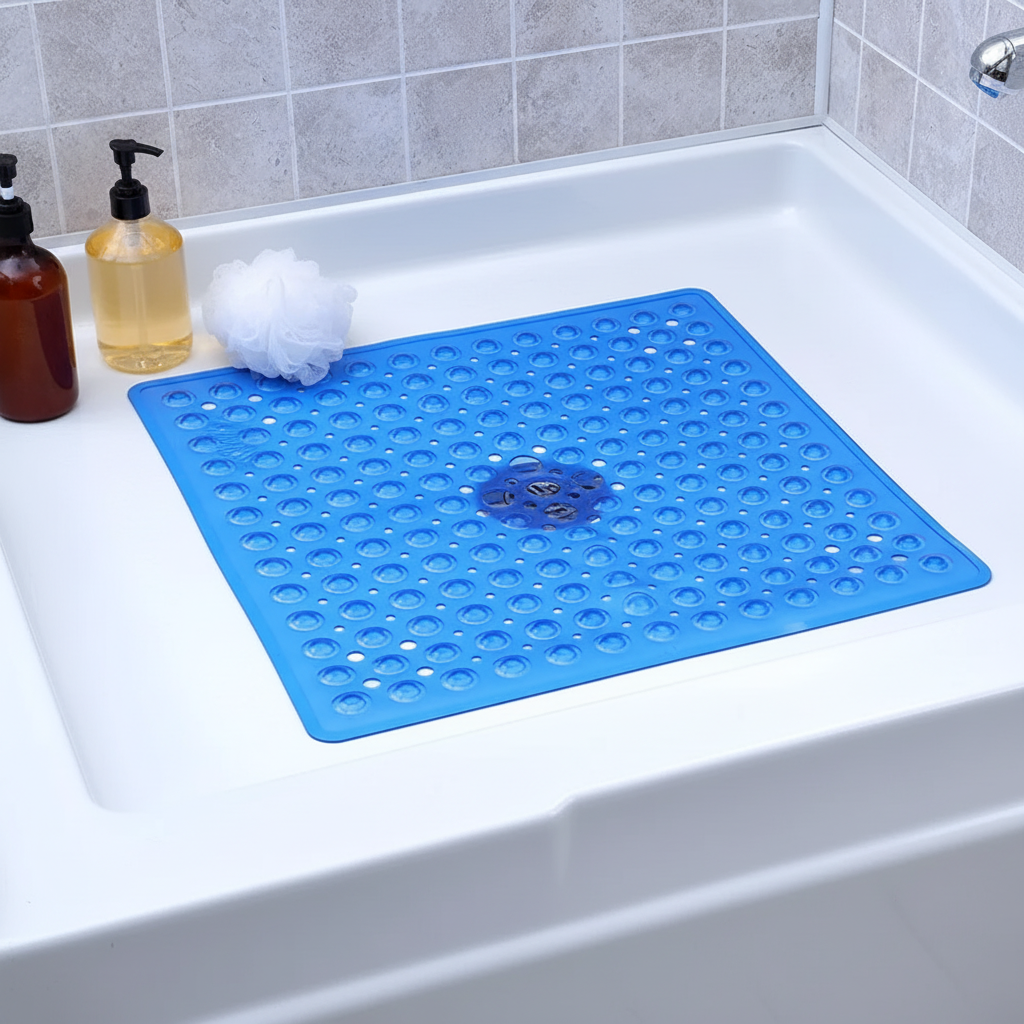 Vierkante PVC douchmat