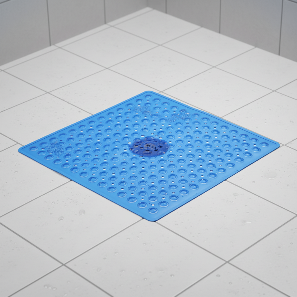 Vierkante PVC douchmat