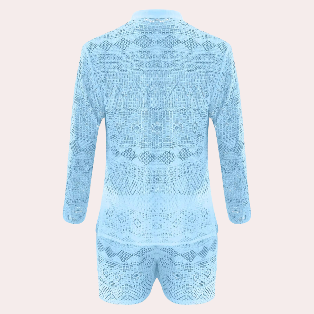 Luchtige kanten zomerset voor heren