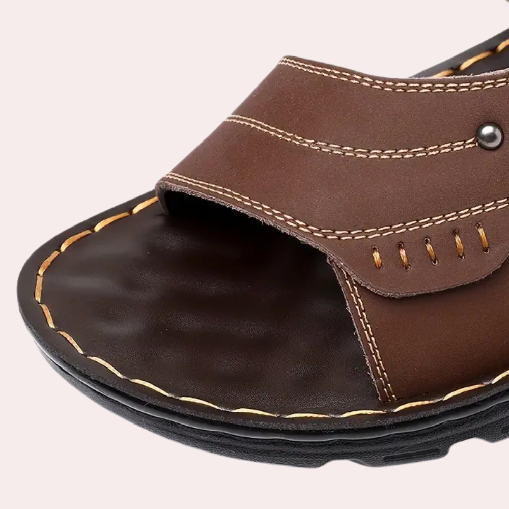 Casual leren sandalen voor heren