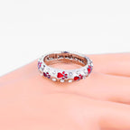 Huisdier minnaar ring – materiaal: Zink legering — afbeelding 3