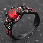 Edelsteen zirkonia ring