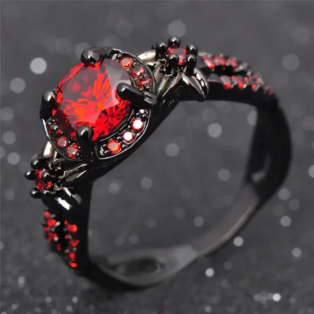 Edelsteen zirkonia ring