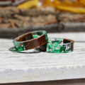 Ring van hout en hars