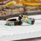 Ring van hout en hars