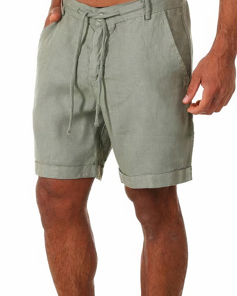Linnen heren shorts