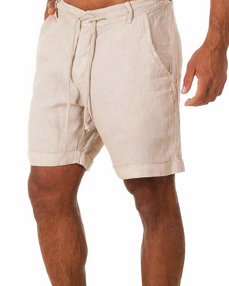 Linnen shorts voor heren