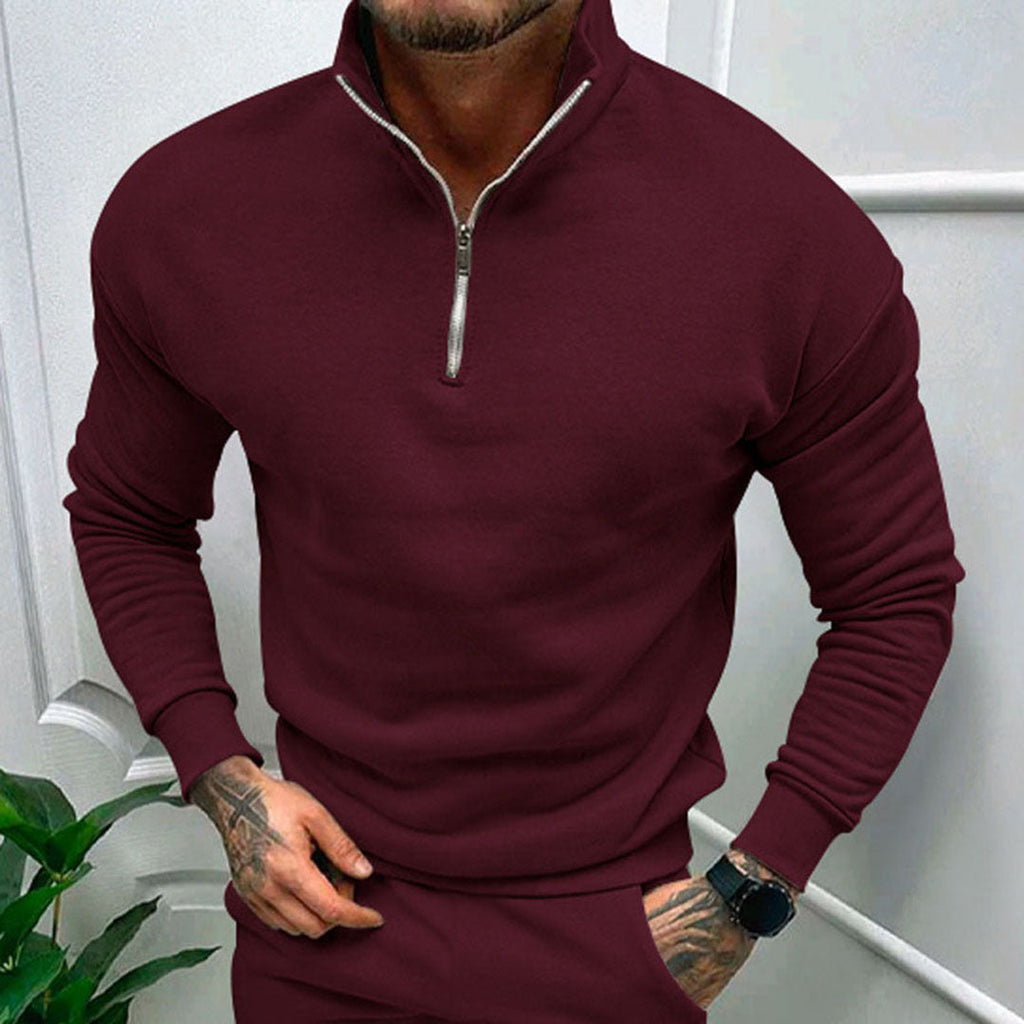Herensweater met halve rits — afbeelding 23