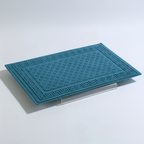 Rechthoekige badmat set