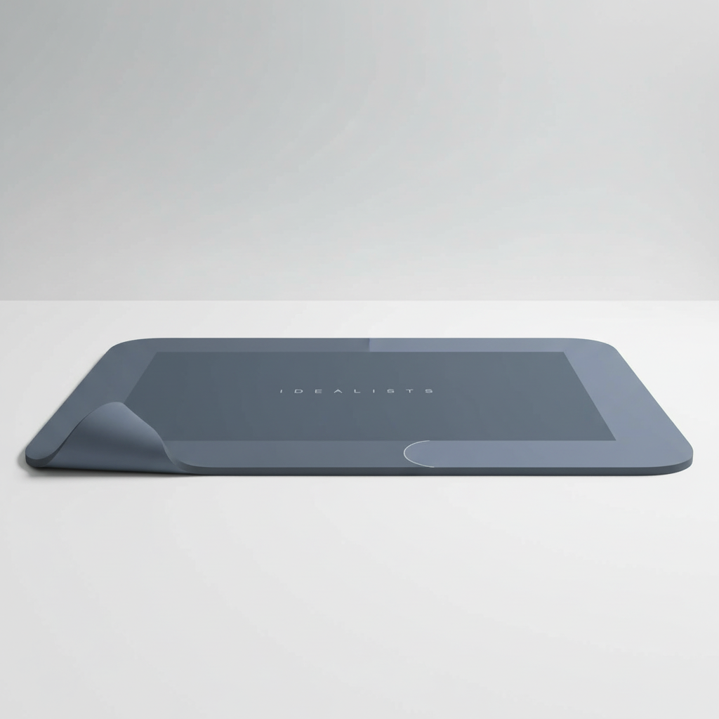 Rechthoekige antislip badmat