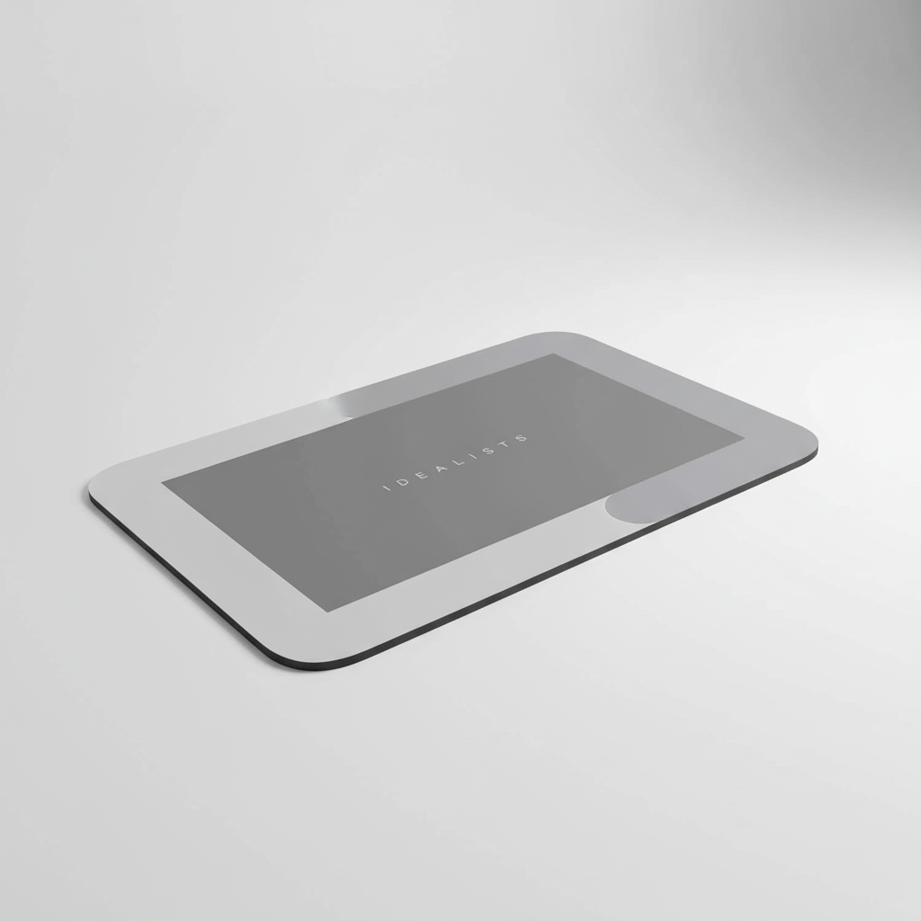 Rechthoekige antislip badmat