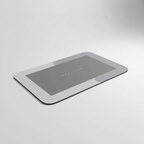 Rechthoekige antislip badmat