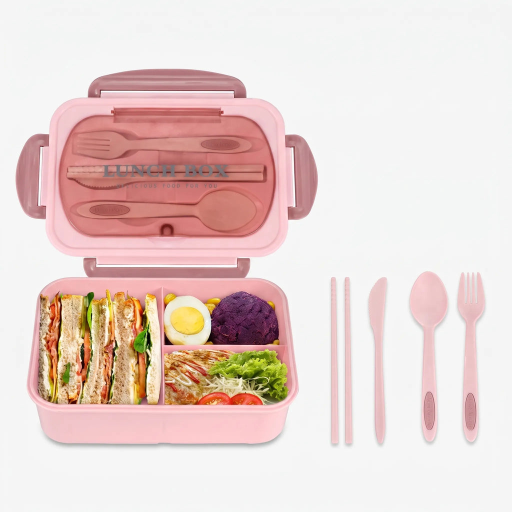 Rechthoekige lunchbox met vakken
