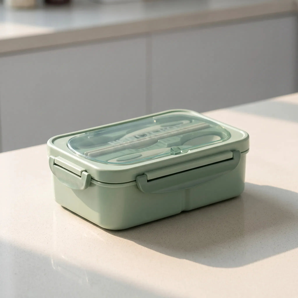 Rechthoekige lunchbox met vakken