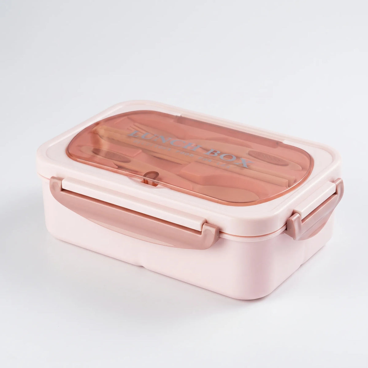 Rechthoekige lunchbox met vakken — afbeelding 6