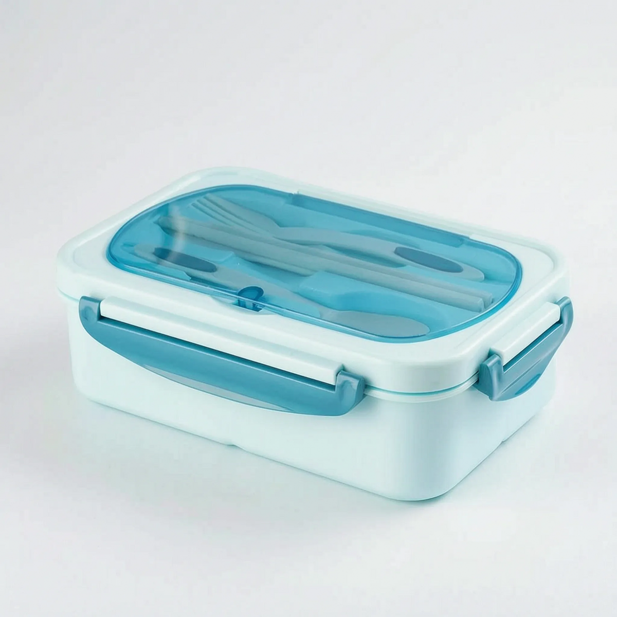 Rechthoekige lunchbox met vakken — afbeelding 7