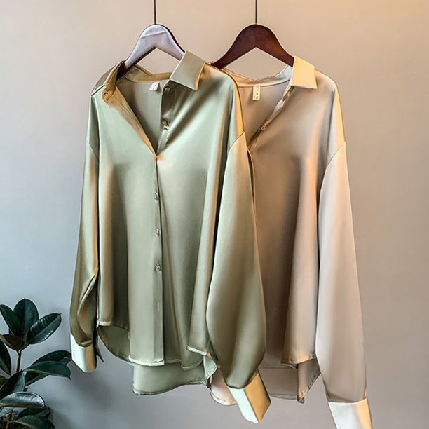 Zijden blouse Regine in retrostijl