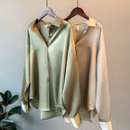 Zijden blouse Regine in retrostijl