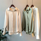 Zijden blouse Regine in retrostijl