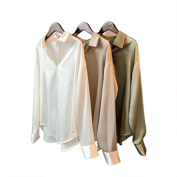 Zijden blouse Regine in retrostijl