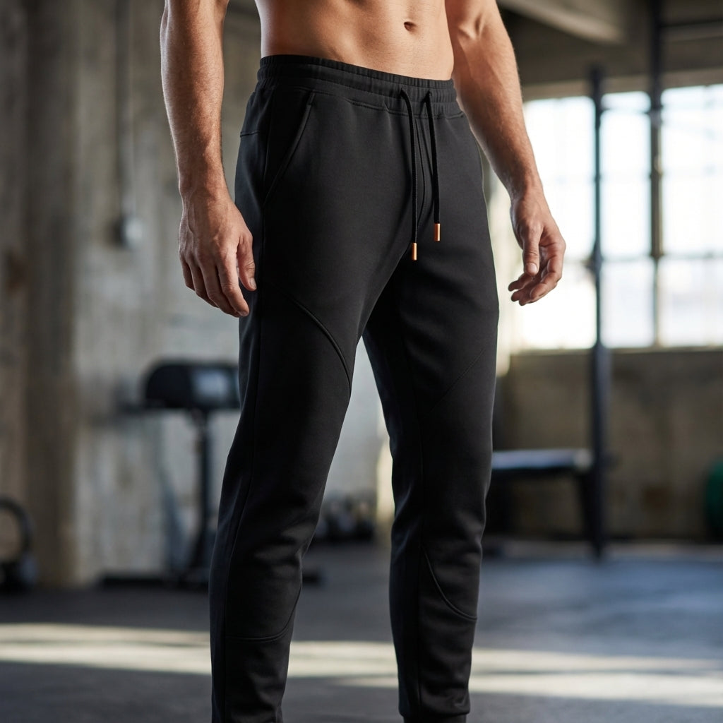 Regular fit joggingbroek van polyester