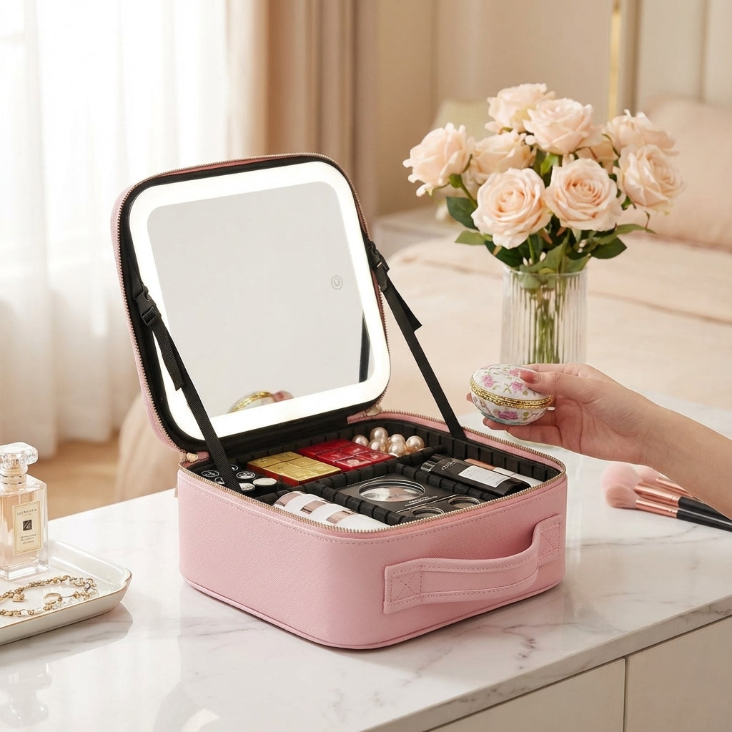 Reisvriendelijk make up station