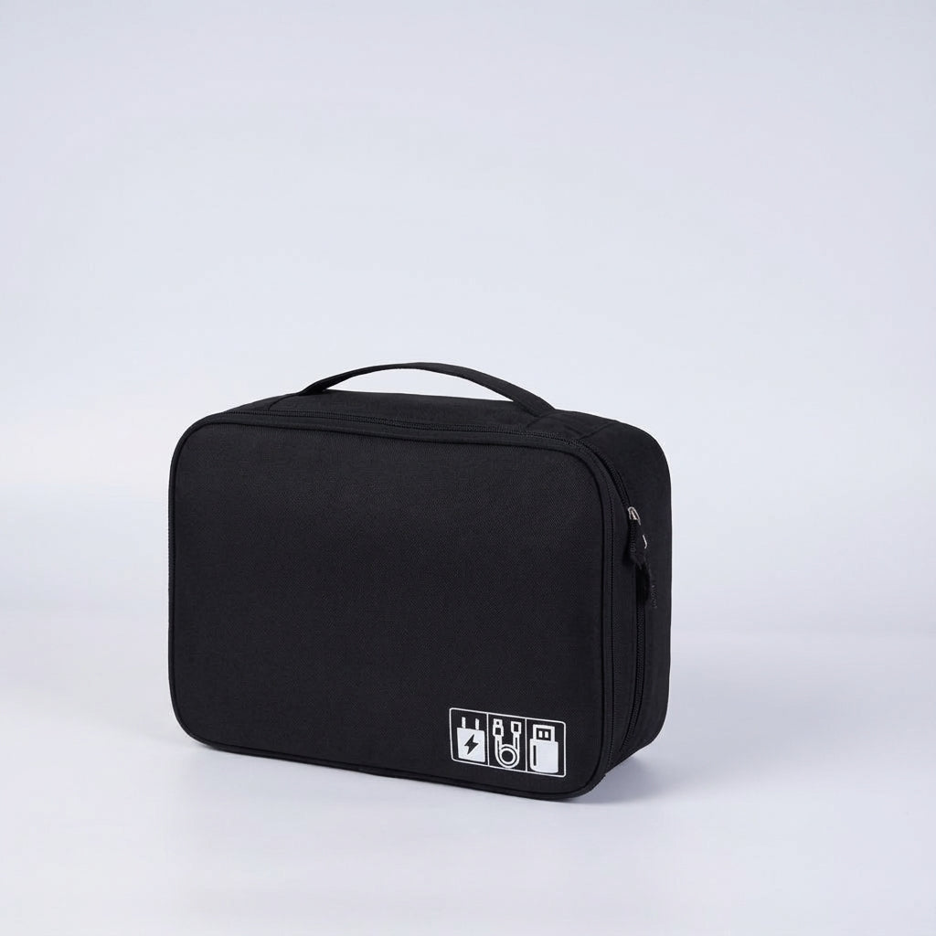 Reisvriendelijke gadget organizer