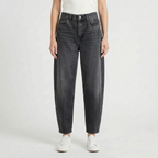 Loszittende barrel-leg broek