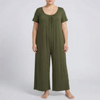 Relaxte pasvorm, lange jumpsuit in plusmaat
