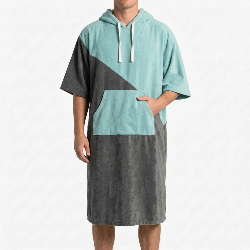 Loszittende omkleedponcho met capuchon