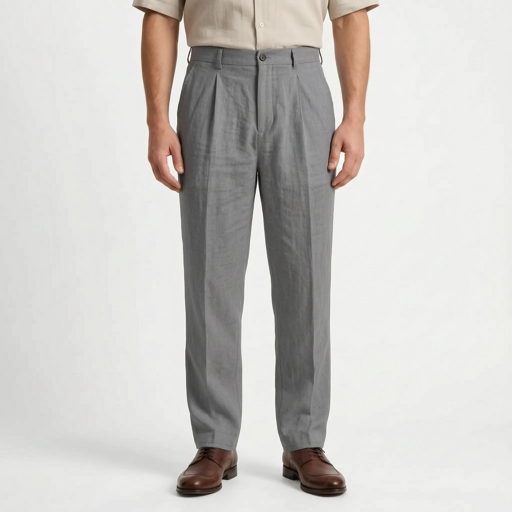 Loszittende broek met rechte pijpen – Noor